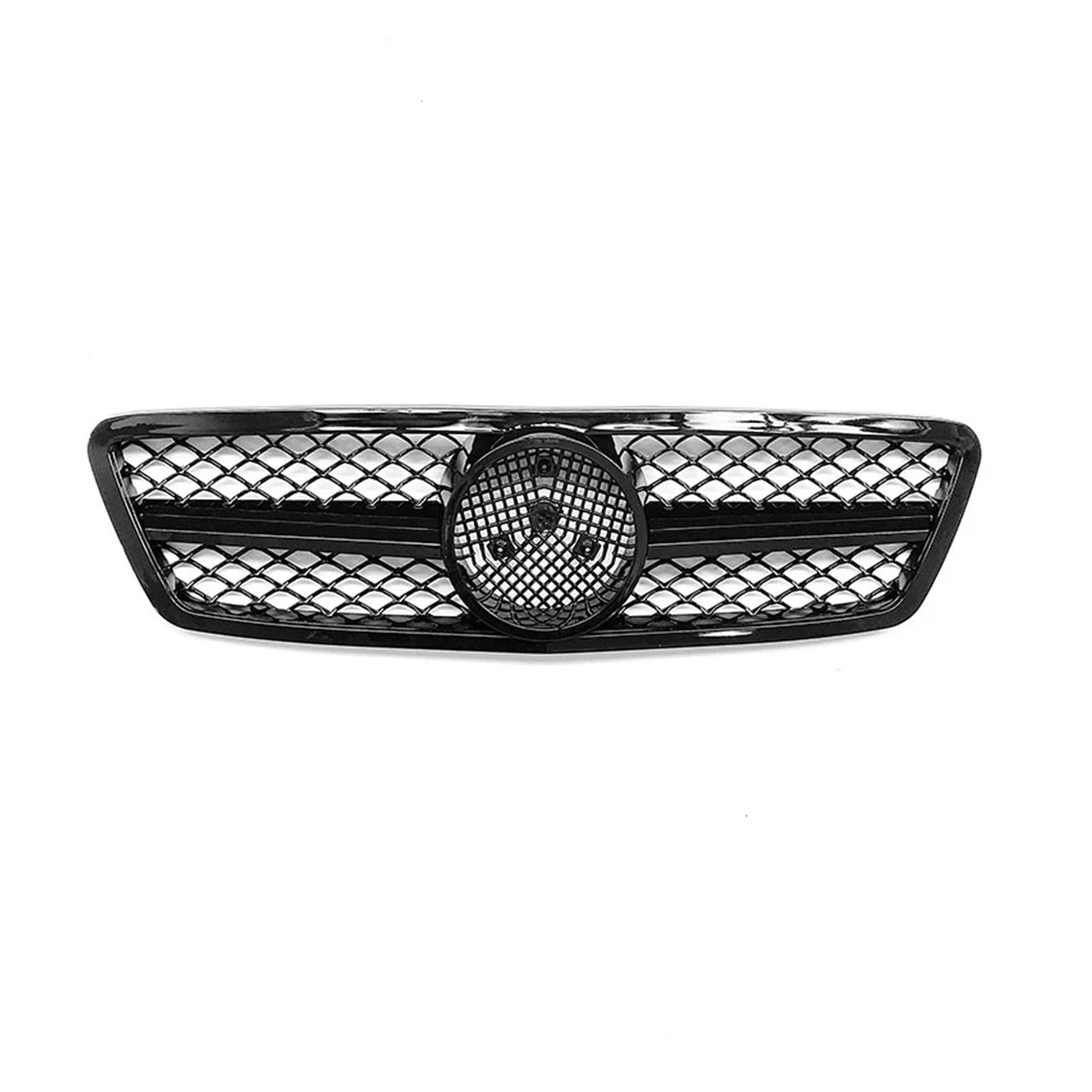 Auto Kühlergrill Für Benz Für C-Klasse W203 C200 C240 ​​C280 C320 2001 02 03 04 05 06 2007 ABS Grills Frontstoßstange Kühlergrill Haube Tuning Racing Grill Front Kühlergrille(Schwarz) von URAGER