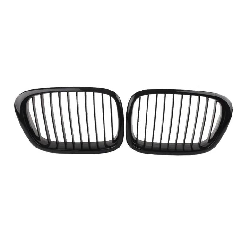 Auto Kühlergrill Für E39 525 528 530 535 Für M5 1997 1998 1999 2000 2001 2002 2003 Vorne Mitte Matt Schwarz Breite Niere Haube Grille Grill Front Kühlergrille(Gloss Black) von URAGER