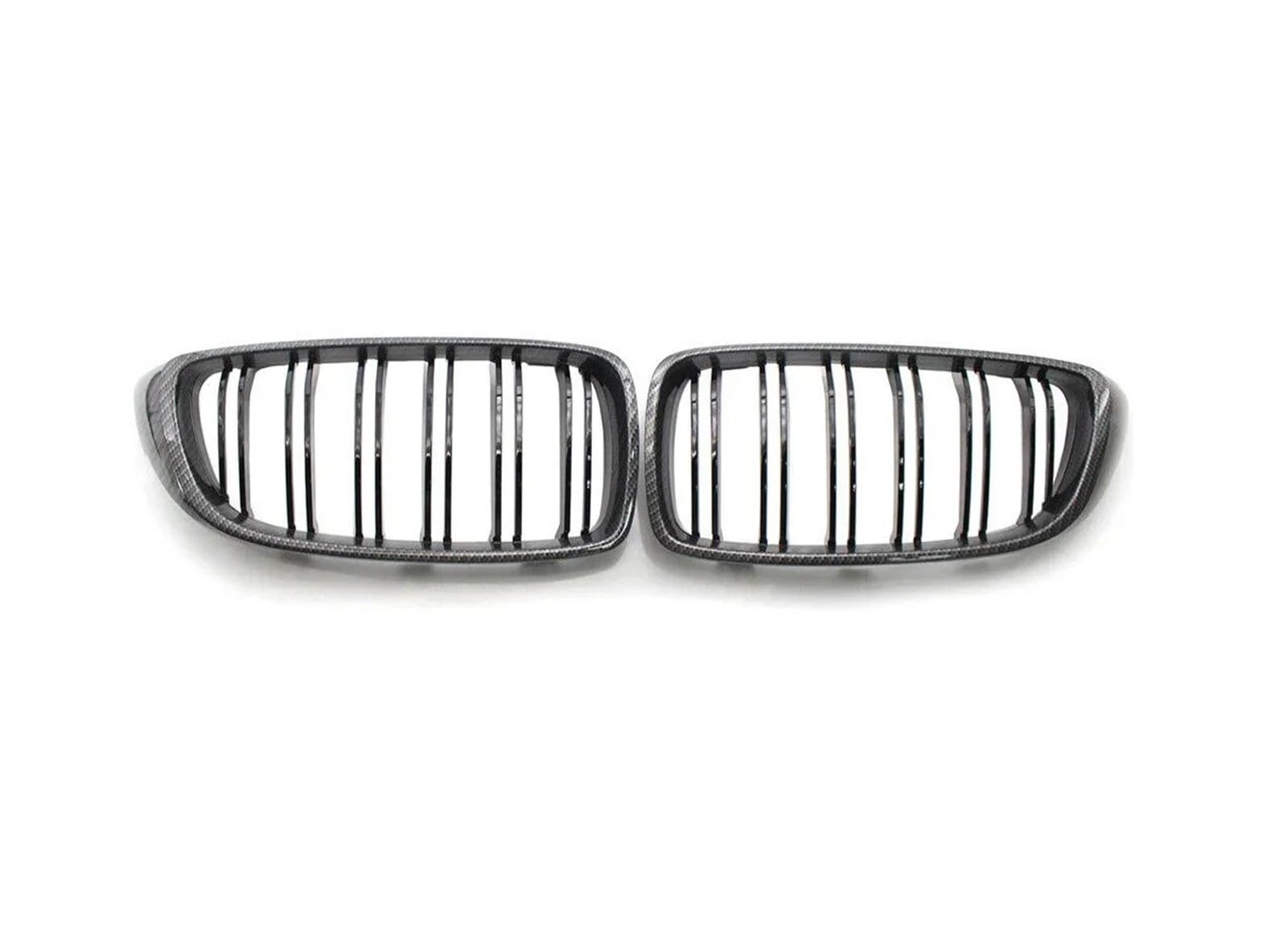 Auto Kühlergrill Für F32 F33 F36 F80 F82 2013-18 19 2020 Cabriolet Coupe 425i 430i 440i 435i Glänzend Schwarz Front Niere Kühlergrill Lamellen Für M4 Stil Grill Front Kühlergrille(Carbon Look) von URAGER