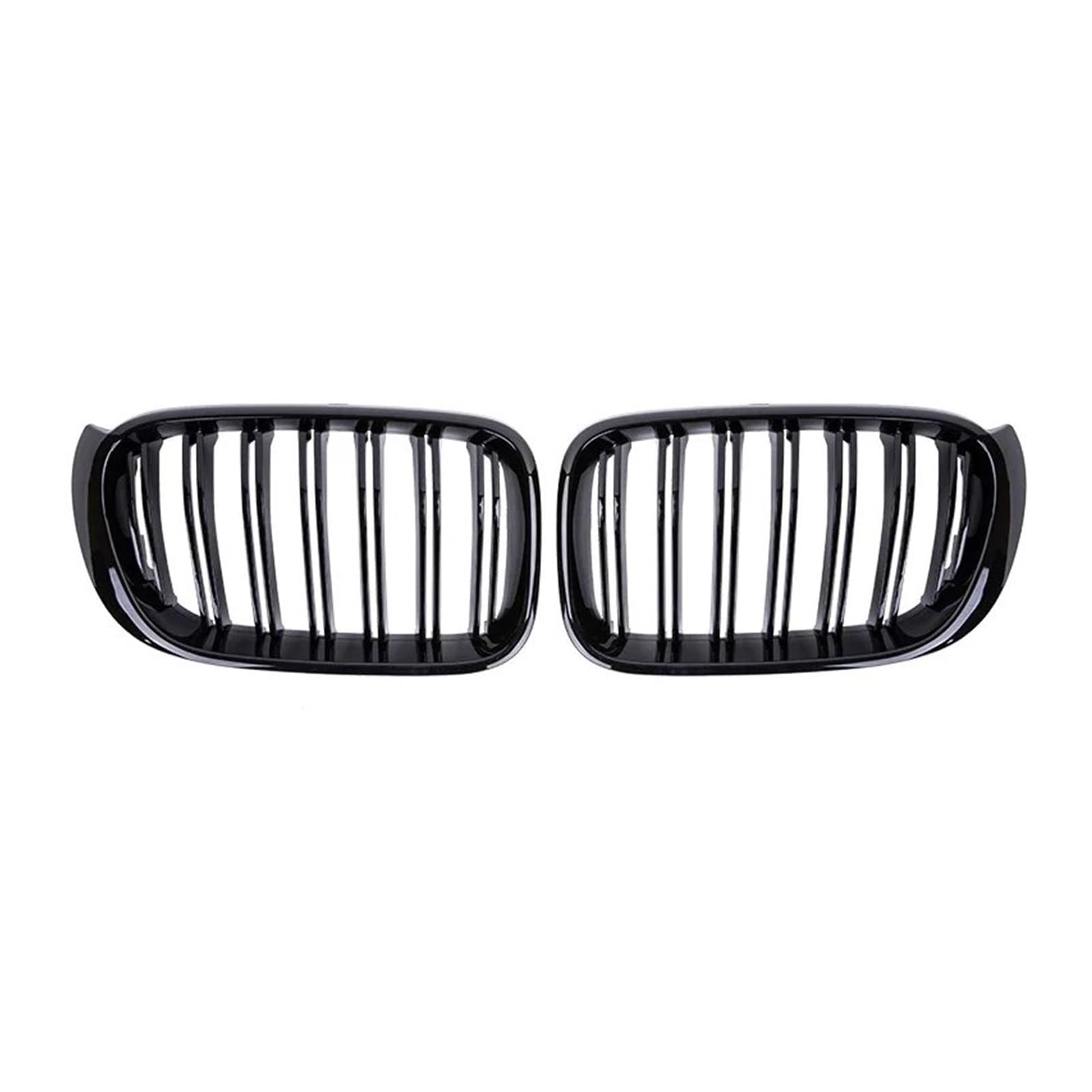 Auto Kühlergrill Für Für X3 F25 X4 F26 2014 2015 2016 2017 Auto Front Niere Grills Racing Grill Glanz Schwarz Dual Lamellen Gitter ABS Grille Zubehör Front Kühlergrille von URAGER