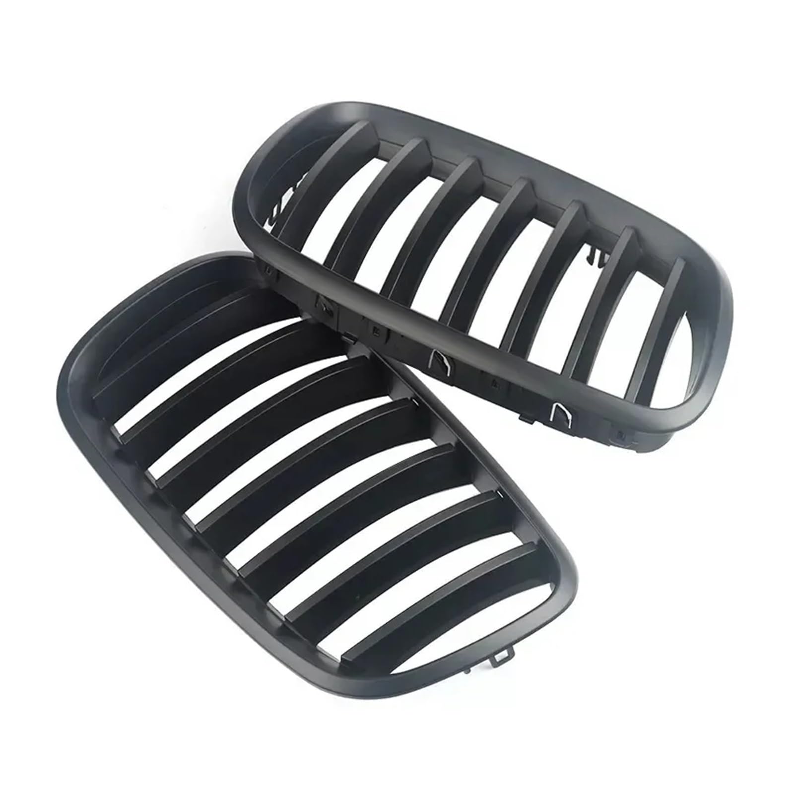 Auto Kühlergrill Für Für X5 E70 Für X6 E71 2007-2013 ABS Auto Kühlergrill Vorne Niere Grill Einzel Linie Matt Schwarz 51137157687 51137157688 51137185223 Front Kühlergrille(Matt-schwarz) von URAGER