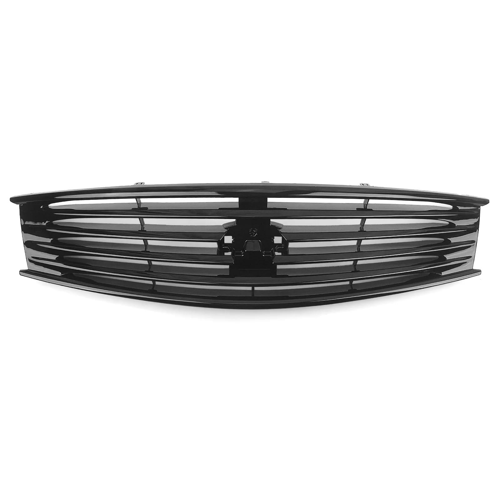 Auto Kühlergrill Für Infiniti G37 2008 09 10 11 12 2013 Q60 2014-2015 Coupe 2 Tür Mattschwarzer Kühlergrill Renngrill Obere Stoßstangenhaube Mesh Grid Body Kit Front Kühlergrille(Glossy Black) von URAGER