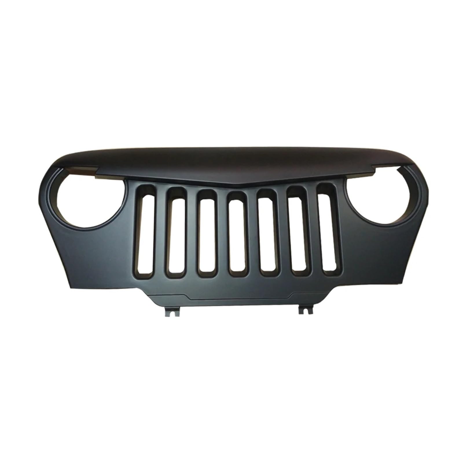 Auto Kühlergrill Für Jeep Für Wrangler Für TJ 1997 98 99 00 01 02 03 04 05 2006 J187 Kühlergrillschutz Schwarz Wütend Mesh Grill Ersatz ABS Material Front Kühlergrille von URAGER