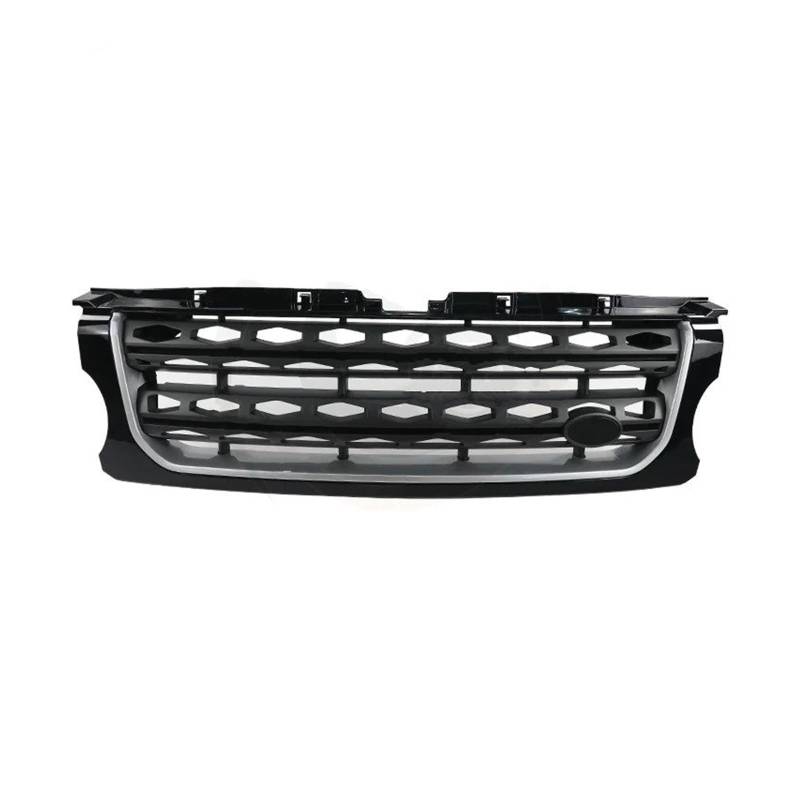 Auto Kühlergrill Für Land Für Rover Für Discovery 4 LR4 2014 2015 2016 L319 Frontstoßstange Auto-Mittelteil Styling Oberer Renngrill Front Kühlergrille(Black Gray) von URAGER