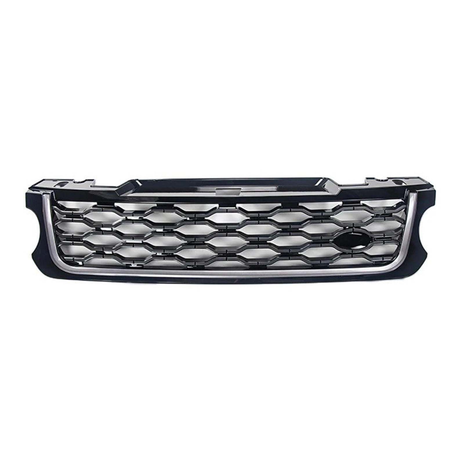 Auto Kühlergrill Für Land Für Rover Für Range Für Rover Für Sport L494 2014-2017 Upgrade 2018 Autozubehör Frontstoßstangengrill Abs Mesh Grill Front Kühlergrille(Black Grey) von URAGER