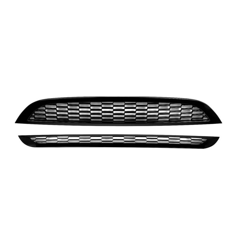 Auto Kühlergrill Für Mini Für Cooper & S R50 R52 R53 2002-2006 Obere Stoßstange Haube Mesh Grid Honeycomb Frontschürze Grille Racing Gitter Auto Teile Front Kühlergrille von URAGER