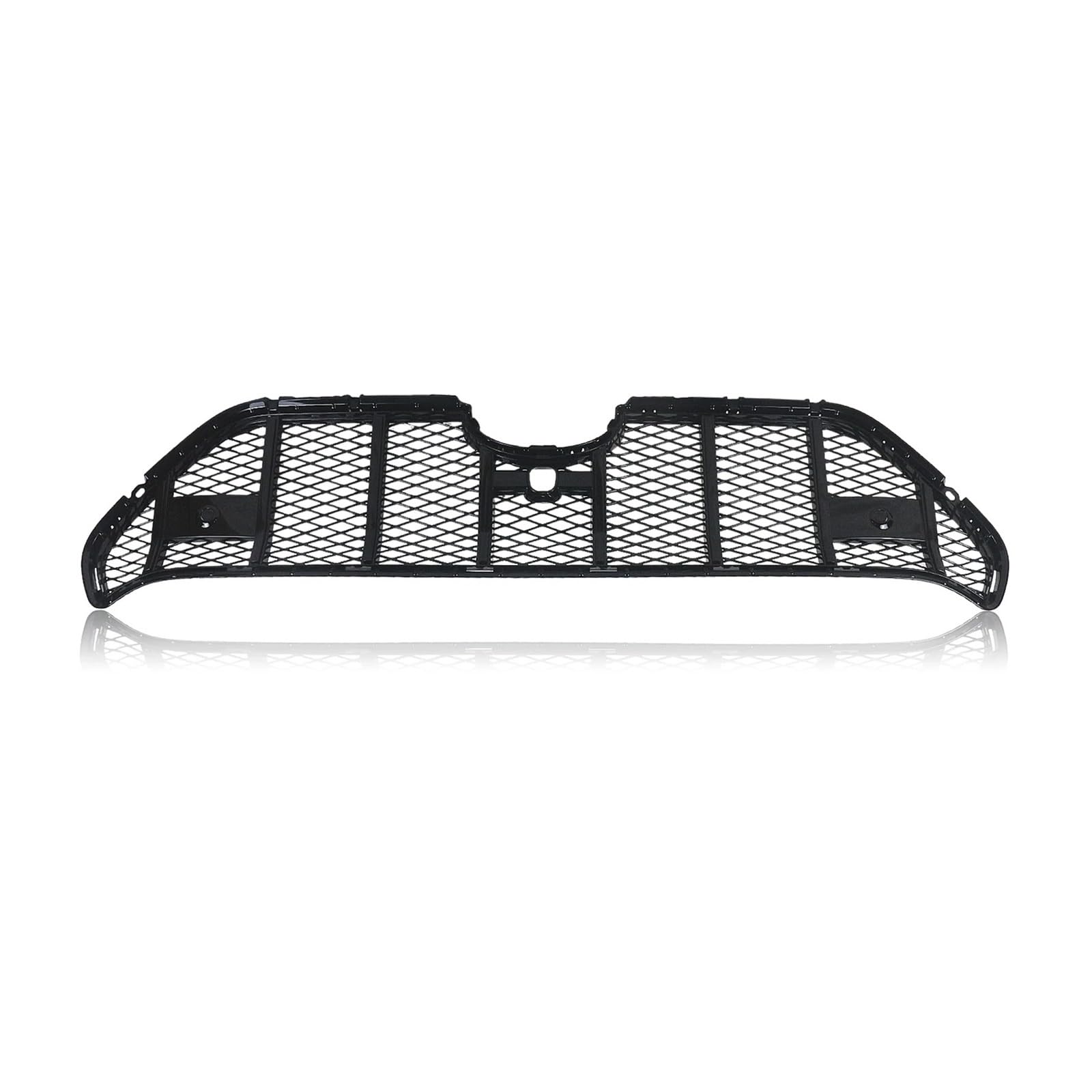 Auto Kühlergrill Für Toyota Für RAV4 2019 2020 2021 2022 Racing Grill Kühlergrill Waben Stil Silber/Schwarz Oberen Stoßfänger Ansaughaube Mesh Grid Front Kühlergrille(Schwarz) von URAGER