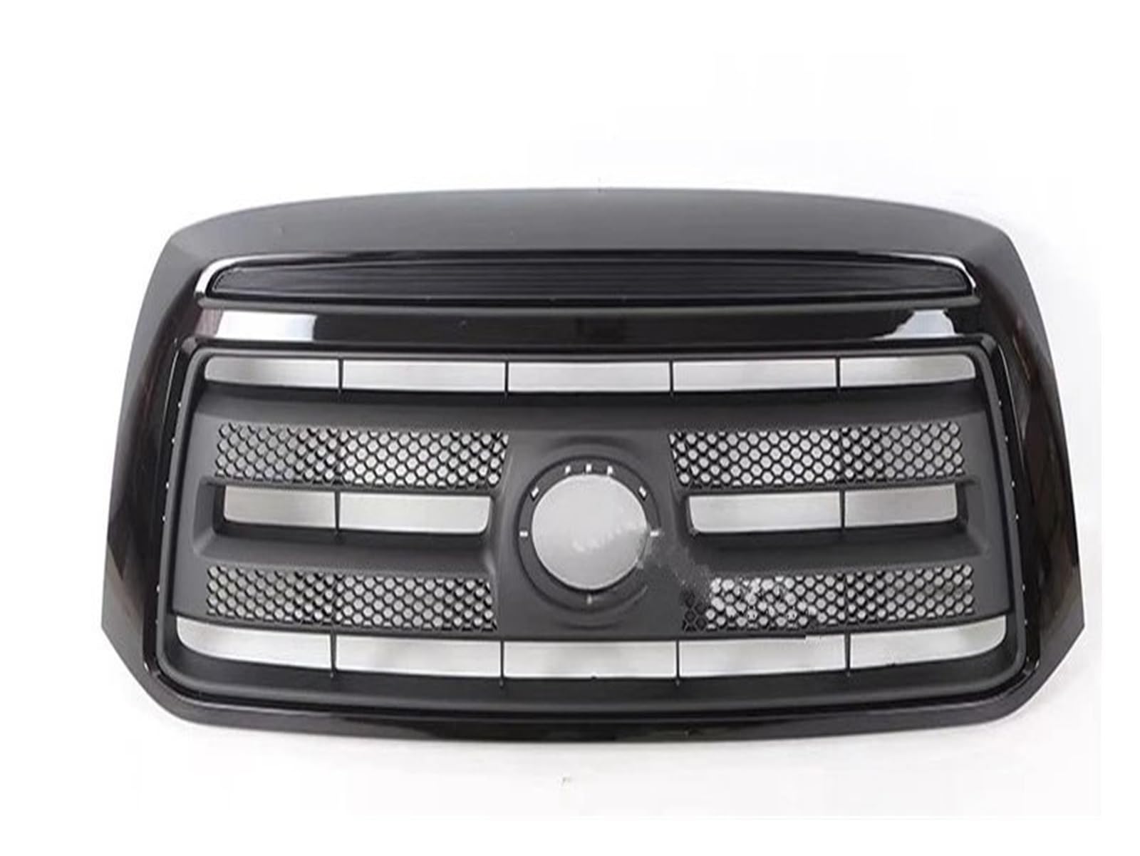 Auto Kühlergrill Für Toyota Für Tundra 2010-2013 Front Stoßstange Grill Maske Kühlergrill Medium Net Auto Styling Silber/schwarz Front Grille Dekorative Front Kühlergrille(Schwarz) von URAGER