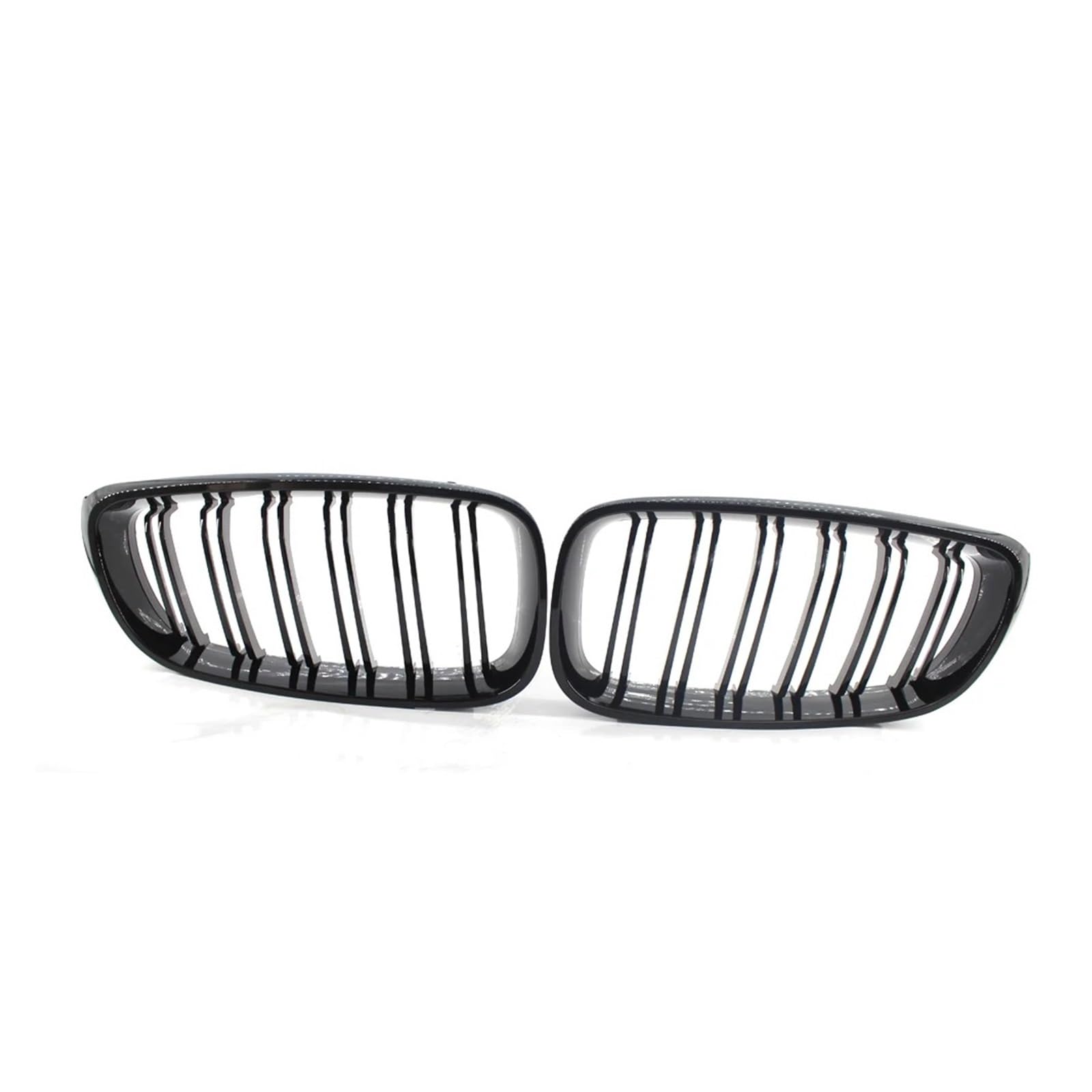 Auto Kühlergrill Paar Glänzend Silberne Nierengitter Für Die Vordere Stoßstange Ersatz-Doppellinie Für 3er GT F34 320i 328i 335 2013–2020 Front Kühlergrille(Glossy Black) von URAGER