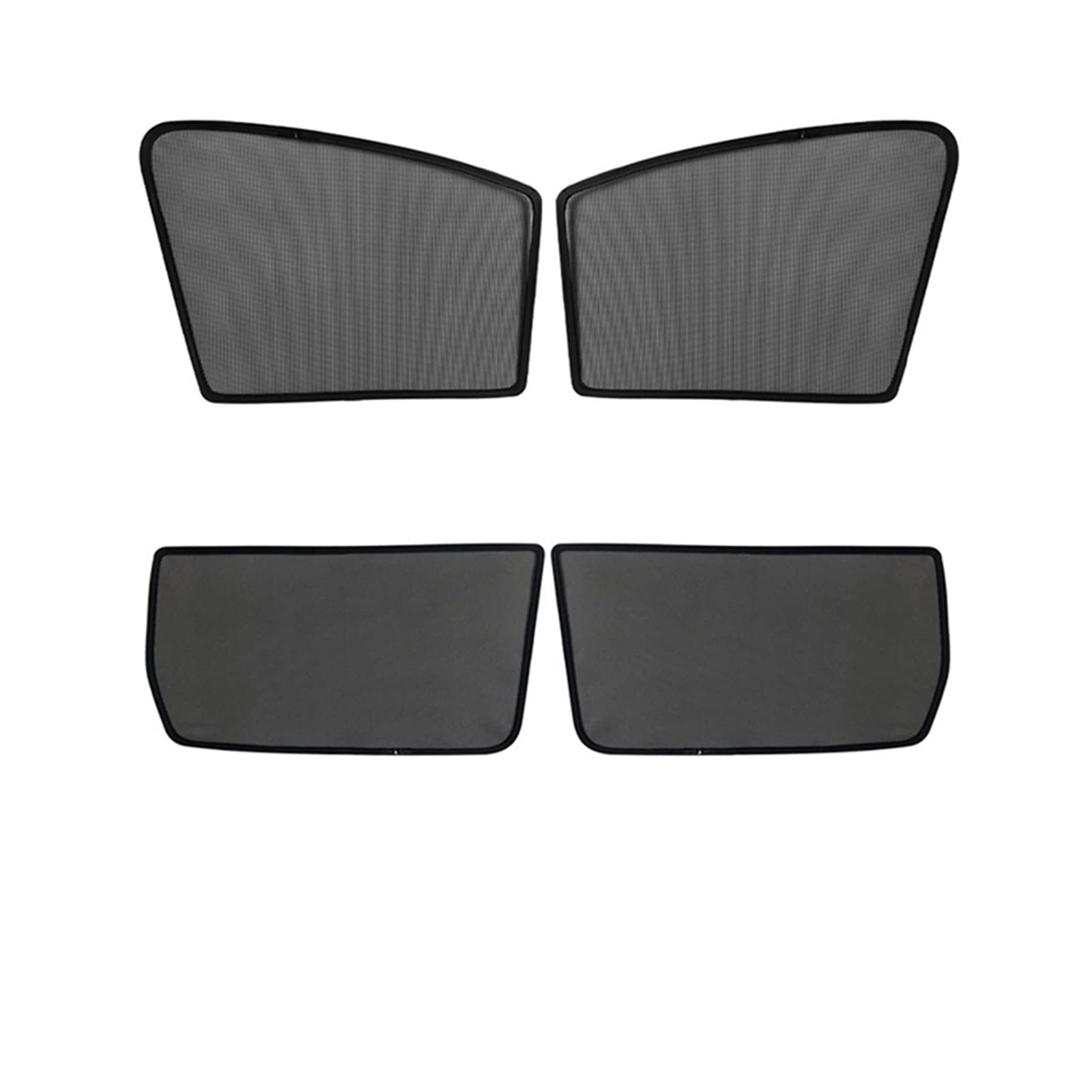 Autofenster Sonnenschutz Sonnenblende Auto Für Toyota Für RAV4 2019 2020 2022 2021 Magnetischer Auto-Seitenfenster-Sonnenschutzvorhang Auto-Sonnenschutz-Fenster-Visierschild(4PCS Front Rear Set) von URAGER