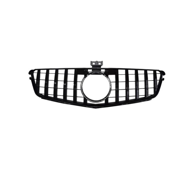 Front Kühlergrille Kühlergitter C63 Style Car Racing Front Upper Grille Für C-Klasse W204 Grille C180 C200 C300 C350 200 Frontgrill(GT Black) von URAGER