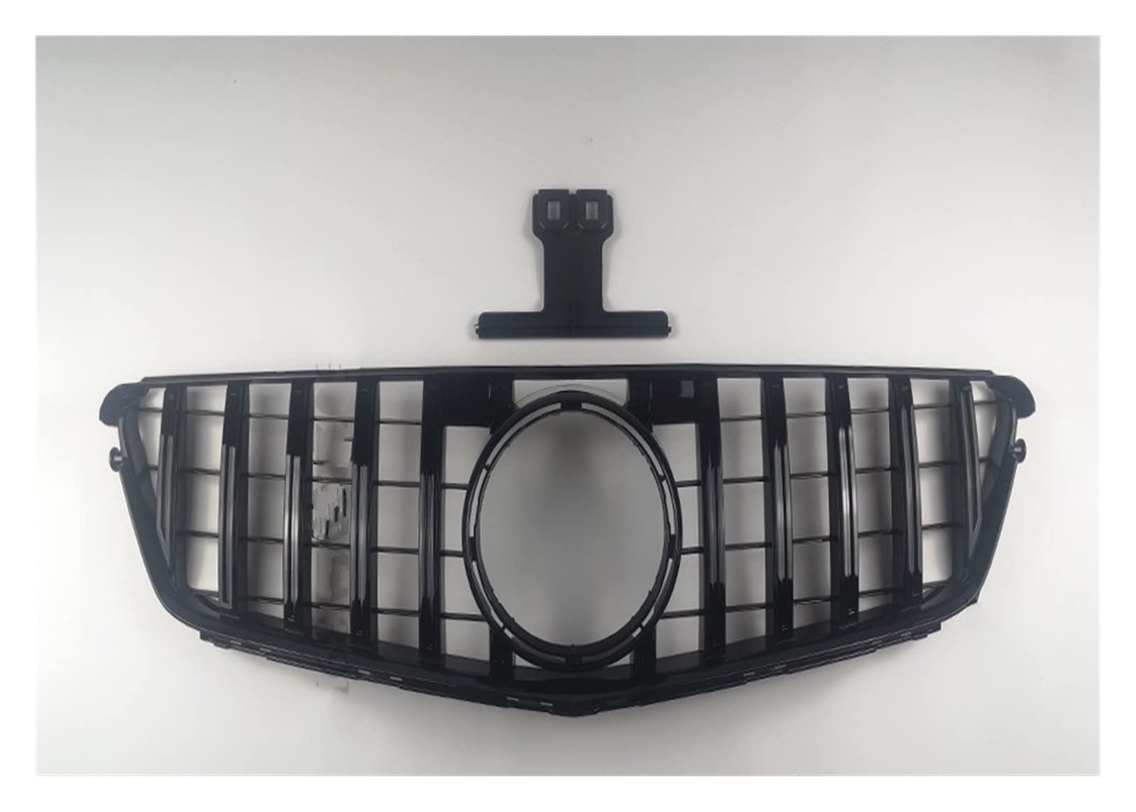 Front Kühlergrille Kühlergitter Fronteinlassgitter Stoßstangengrill Für Benz W204 C204 S204 C43 C 2007-2009 2010 2011 2012 2013 2014 Für AMG Für GT Für R Diamond Style Grid Tuning(GT Glossy Black) von URAGER