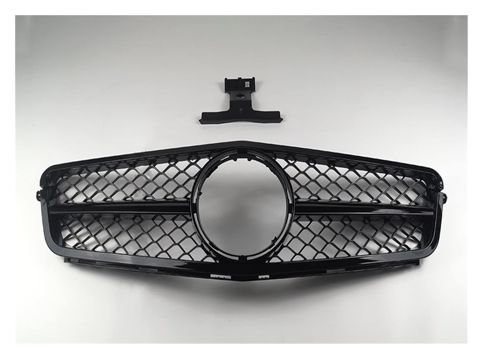 Front Kühlergrille Kühlergitter Fronteinlassgitter Stoßstangengrill Für W204 C204 S204 C43 Für Benz C 2007 2008 2009 2010 2011 2012 2013 2014 Für AMG Für GT Für R(Schwarz) von URAGER