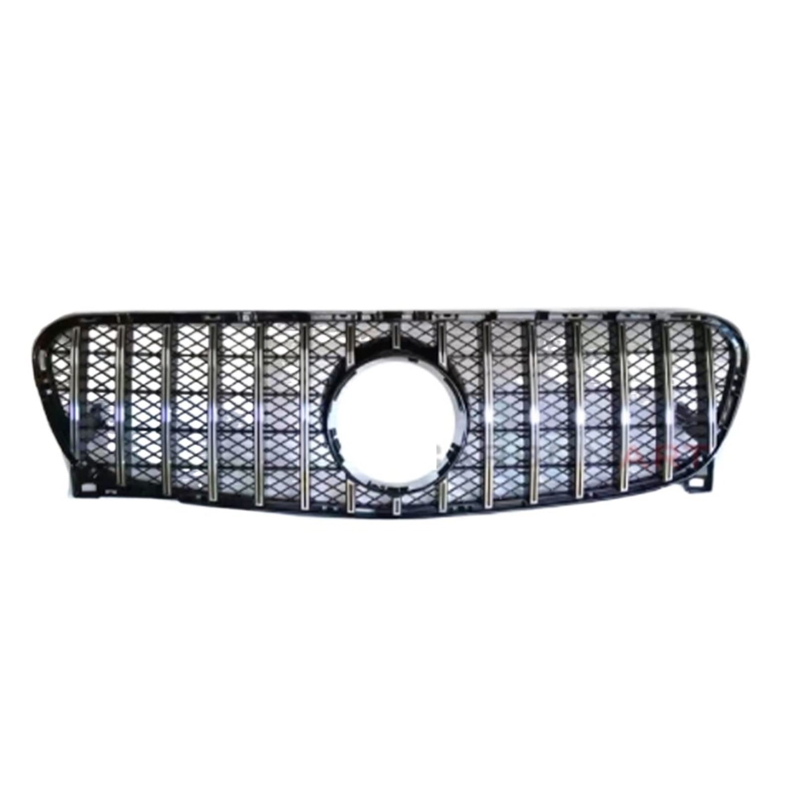 Front Kühlergrille Kühlergitter Frontgrill Frontabdeckung Grille Race Grill Für GL X156 2014 2015 2016 Mesh Tuning Zubehör Facelift(2 Silver) von URAGER