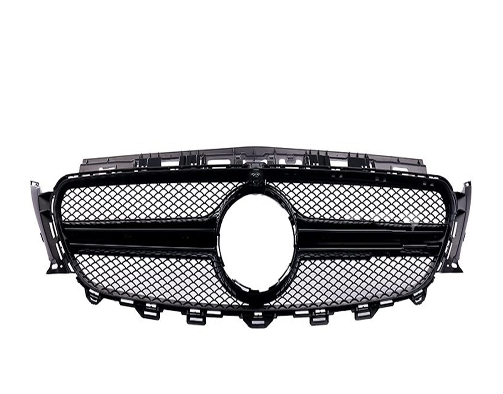 Front Kühlergrille Kühlergitter Frontstoßstangengrill Im Grillstil Für Benz E53 Für AMG Line E-Klasse W213 C238 180 260 300 320 350 Kühlergrill 2016 2017 2018+ Frontgrill(Schwarz) von URAGER