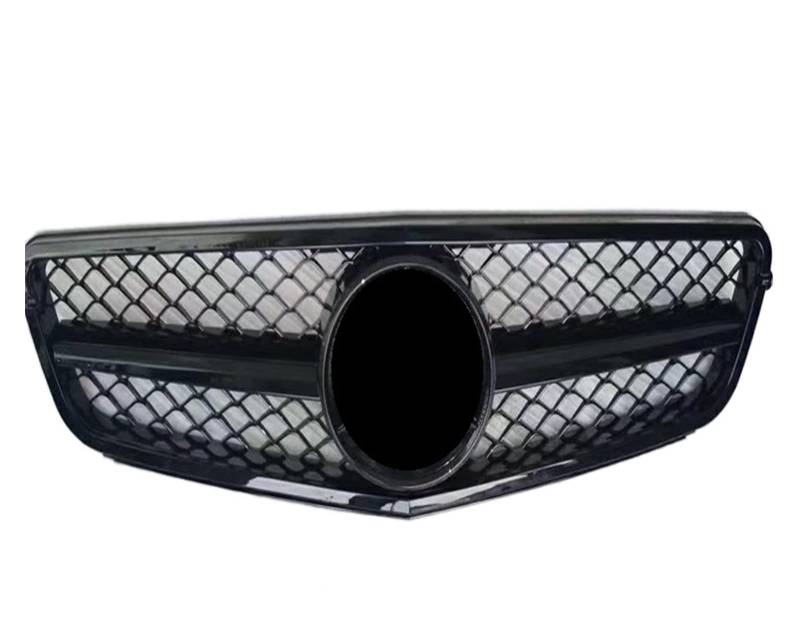 Front Kühlergrille Kühlergitter Für AMG C63 Stil Auto Kühlergrill Für Benz C Klasse W204 C180 C200 C300 C350 2008 2009 2010 2011 2012 2013 2014 Racing Stoßstange Grille GT Diamant(Shiny Black) von URAGER