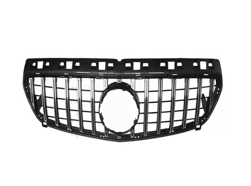 Front Kühlergrille Kühlergitter Für Benz A-Klasse A45 W176 2013 2013 2014 2015 2016 2017 2018 2019 A180 A200 A260 GT Diamant-Stil Frontgrill Racing Grill Mesh-Tuning(13-15 Silver) von URAGER