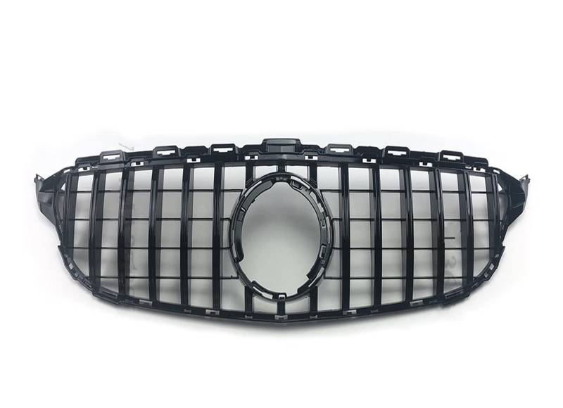 Front Kühlergrille Kühlergitter Für Benz W205 C205 S205 C43 C 2014-2021 C200 C260 C180 C250 C300 Für Coupe Für AMG Tuning GT Diamant Front Stoßstangengrill Frontgrill(19-21 Glossy Black-1) von URAGER