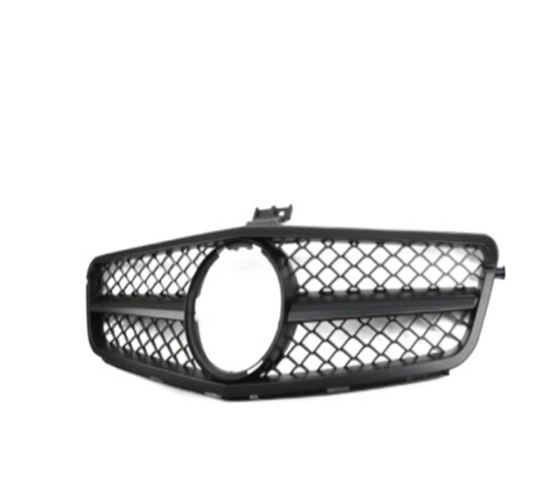 Front Kühlergrille Kühlergitter Für C-Klasse W204 C63 1-Fin Frontgrill Racing Grills 2008 2009 2010 2011 2012 2013 2014 C300 C350 C180 C200 Kühlergrill(All Grille Black) von URAGER