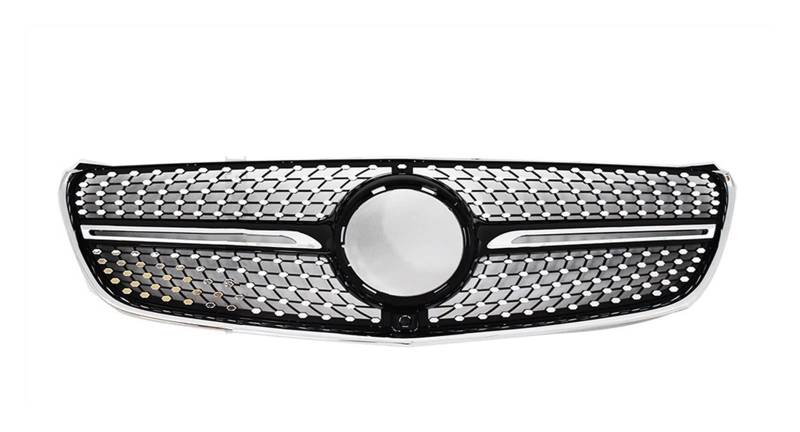 Front Kühlergrille Kühlergitter Upgrade Für Benz Für V 2015 2016 2017 2018 2019 Front Inlopp Stoßstangengrill Racing Grill Facelift GT Diamond(Diamond Black) von URAGER