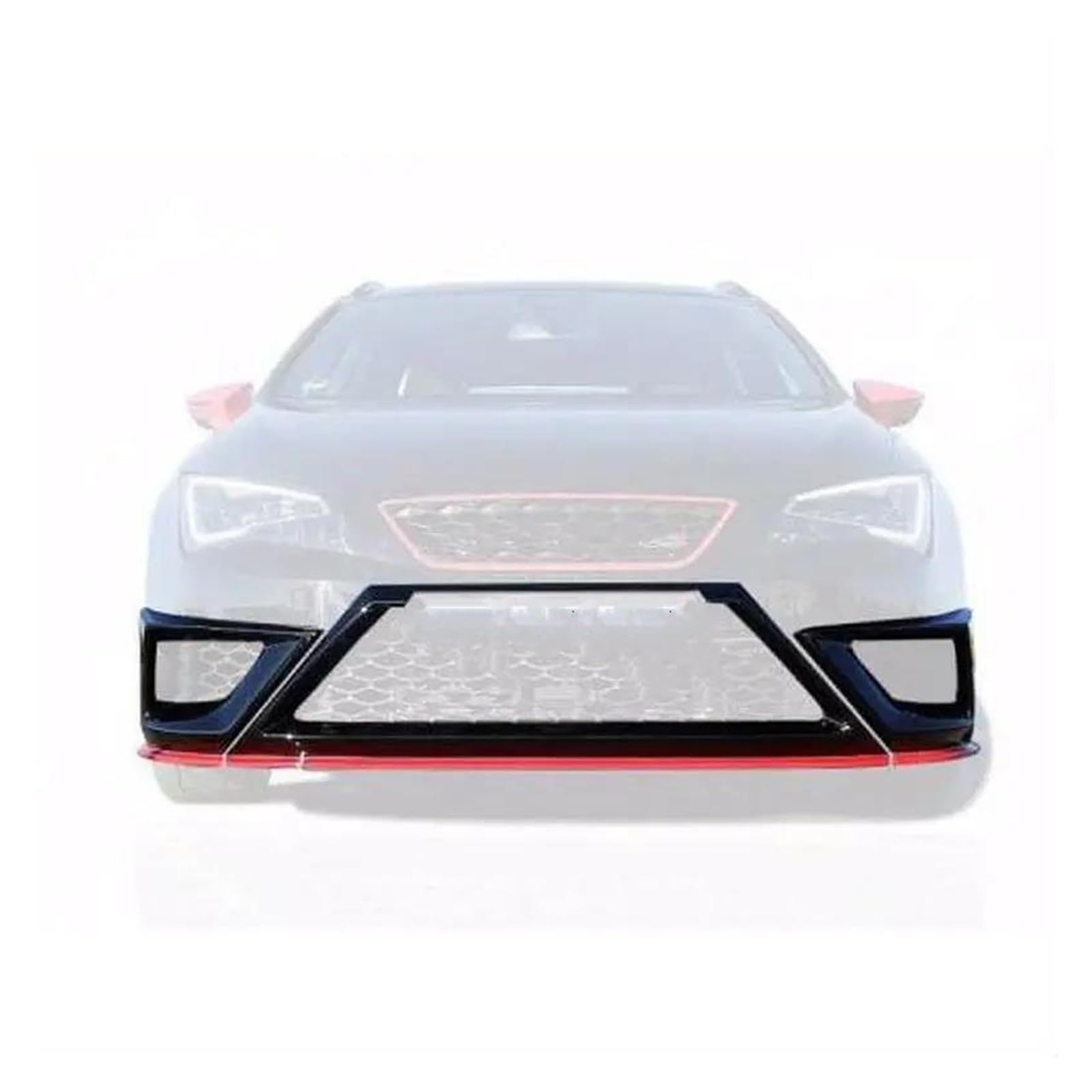 Frontstoßstange Spoiler Auto Frontspoiler 3 Stücke Auto Styling Tuning Für Sitz Für Leon Mk3 5F Für FR Frontschürze Augenbrauen Zubehör 2012-2016 Front Stoßstange Befestigung von URAGER