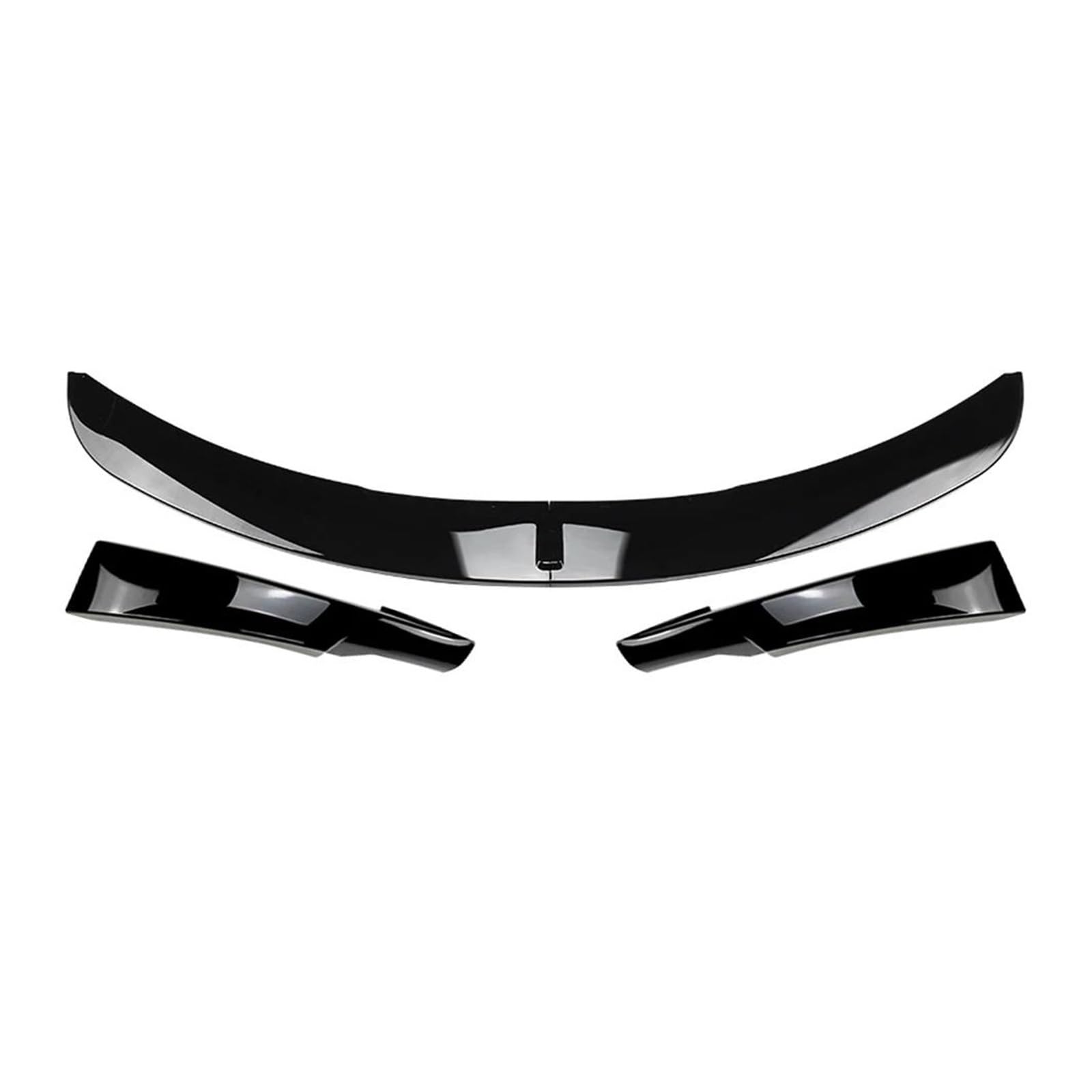 Frontstoßstange Spoiler Auto Frontspoiler 4Pcs Für 3 Serie E90 E91 Sport Für LCL 2009 2010 2011 2012 Auto Vorderen Stoßfänger Spoiler Lip Ecke Splitter Trim Body Kits(Glossy Black) von URAGER