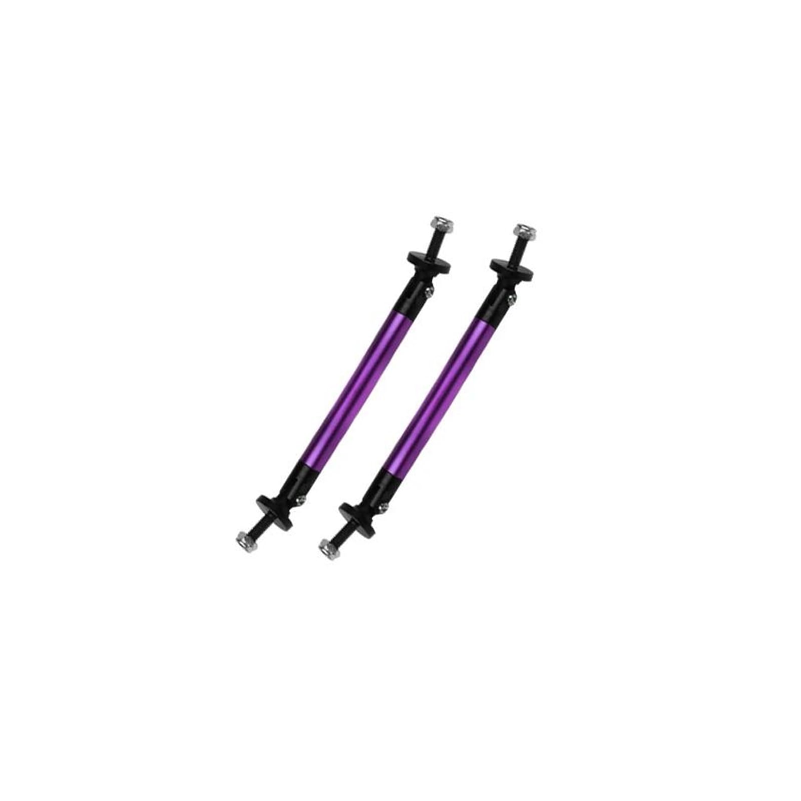 Frontstoßstange Spoiler Auto Frontspoiler Auto Frontrahmen Stoßstange Lippenschutz Stangenstützstangen Dekor Lip Proector Rod Splitter Strut Tie Bar Kits Einstellbar(7.5cm Purple) von URAGER