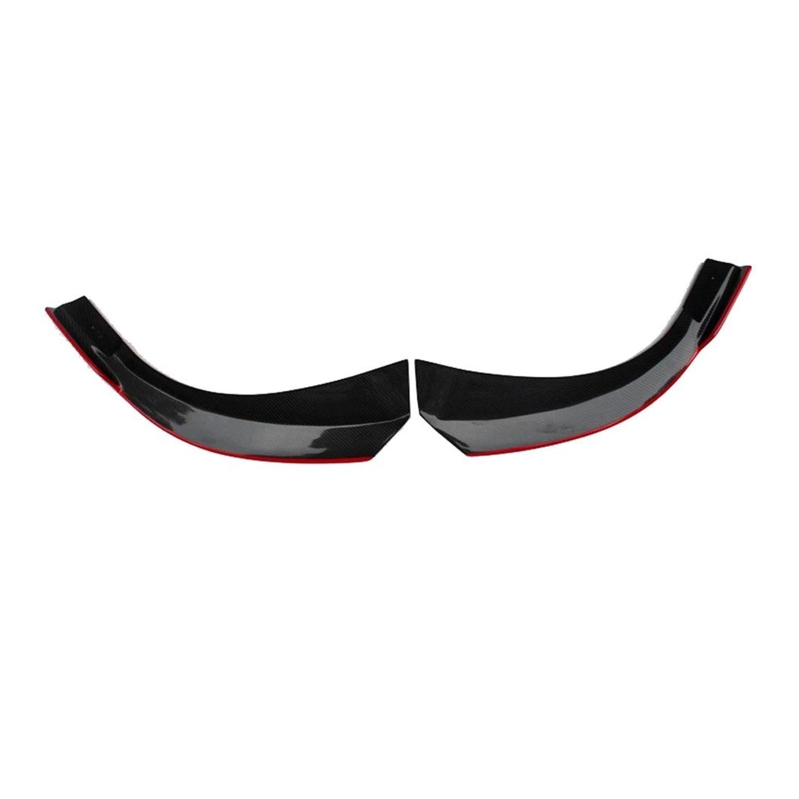 Frontstoßstange Spoiler Auto Frontspoiler Front Stoßstange Splitter Carbon Fiber Corner Spoiler Für Benz W117 Für CLA Klasse Canards CLA180 CLA200 CLA45 Für AMG 2013 2014 2015 2016(Rot) von URAGER