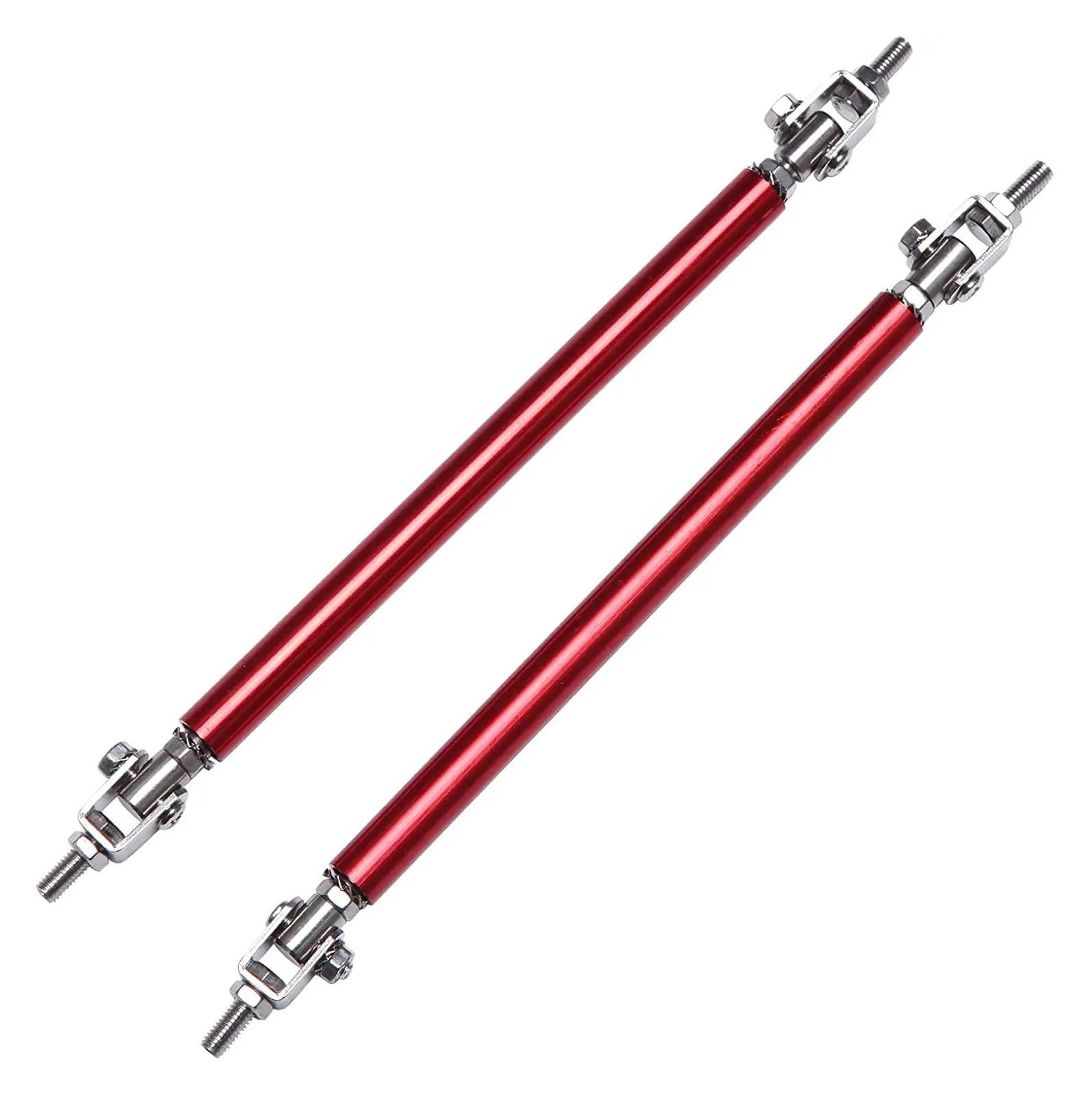 Frontstoßstange Spoiler Auto Frontspoiler Frontschürze Lip Splitter Strut Rod Krawatte Unterstützung Bar Für VW Für Golf 6 MK6 Für GTD Für GTI 2009-2013 Rleitung Auto Zubehör Universal(10cm Red) von URAGER