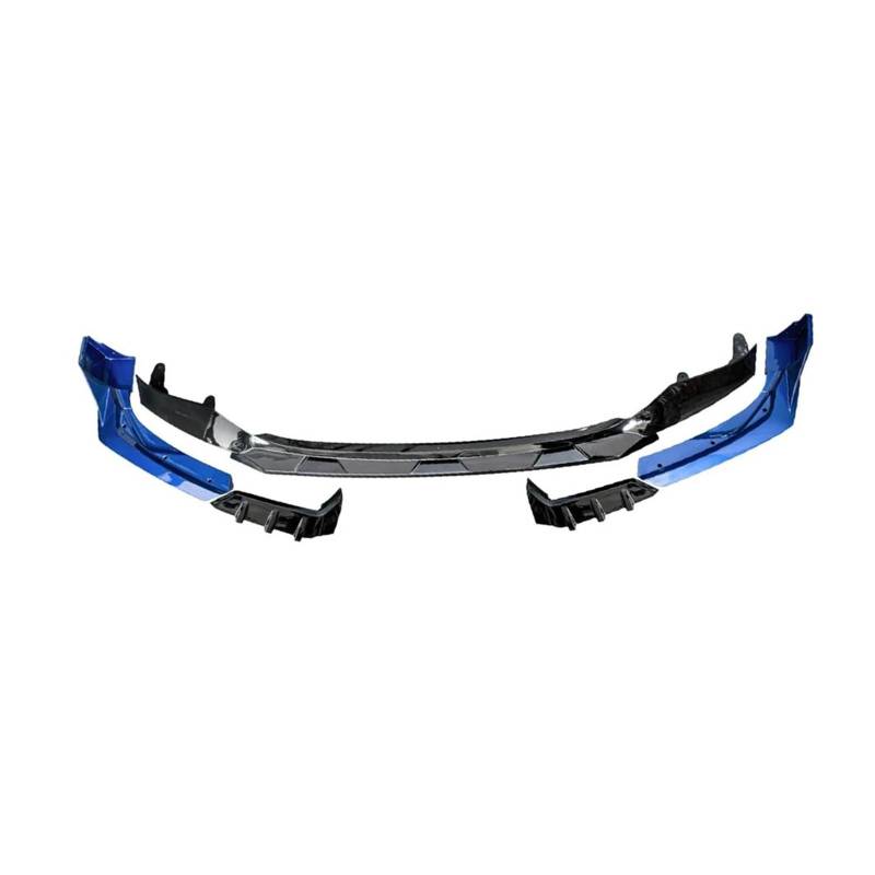 Frontstoßstange Spoiler Auto Frontspoiler Frontschürze Spoiler Lippe Für 3 Serie G20 G21 G28 2019-2021 320i 325li 330i M340i Sport Untere Splitter Blade Kit(Blau) von URAGER