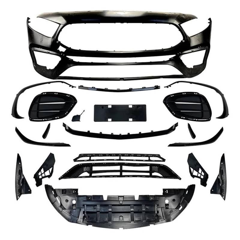 Frontstoßstange Spoiler Auto Frontspoiler Für Benz EINE Klasse W177 A180 A200 A220 A35 A45 Für AMG Front Stoßstange Montage Große Surround Modifikation Körper Kit Grille von URAGER