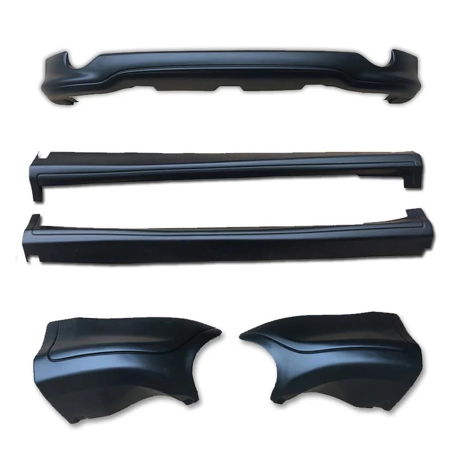 Frontstoßstange Spoiler Auto Frontspoiler Für Infiniti FX35 2009 2010 2011 2012 2013 2014 Vordere Stoßstange Lip Hinten Splitter Seitenschweller Body Kits PP Schwarz Primer Auto Body Kits von URAGER