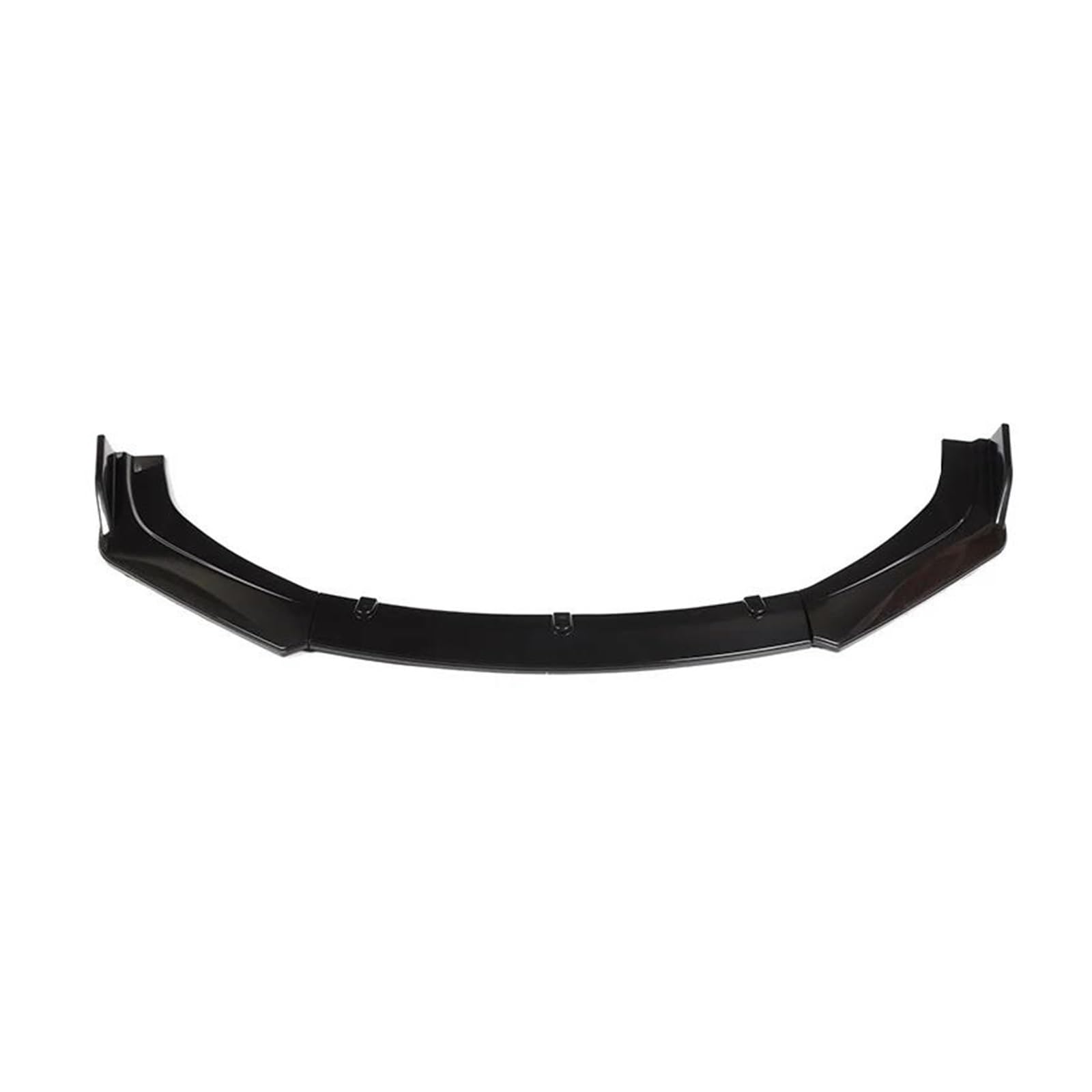 Frontstoßstange Spoiler Auto Frontspoiler Für Toyota Universal Front Bumper Spoiler Schutz Platte Lip Kit Carbon Oberfläche Trim Streifen Kinn Klinge(Bright Black) von URAGER