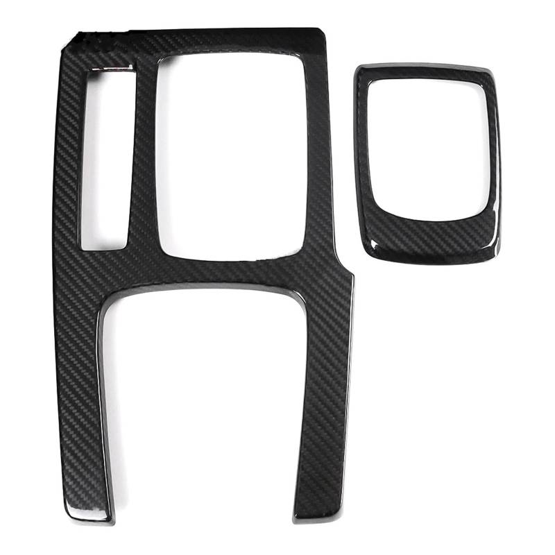 Interieur Dekor 2Pcs Für Für Integra Für Typ S 2023 2024 2025 Für MT Carbon Faser Auto Interior Center Getriebe Shift Panel Abdeckung Trim Zubehör Auto Zubehör Innenraum(Glossy Carbon) von URAGER