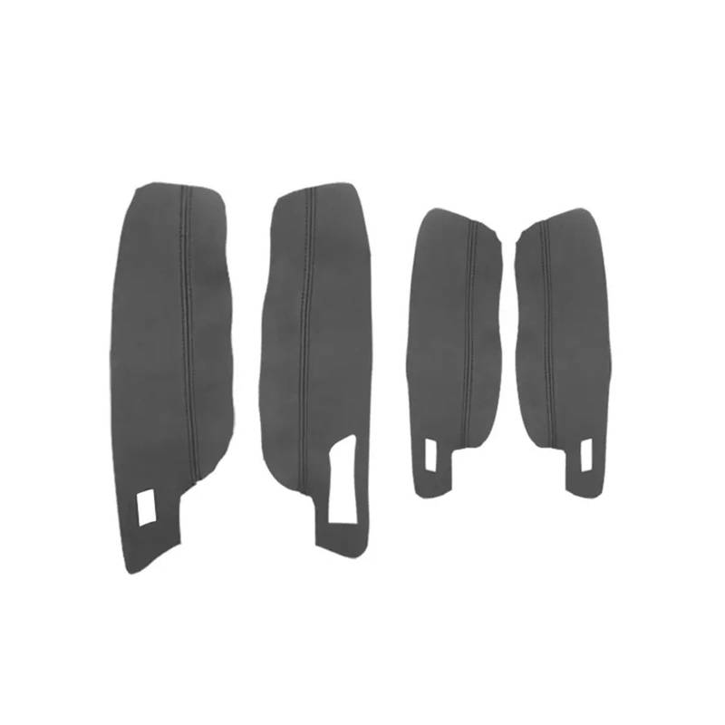 Interieur Dekor 4 Stücke LHD Für VW Für Golf 7 2014 2015 2016 2017 2018 Auto Türgriff Armlehne Panel Mikrofaser Leder Schutzhülle Trim Auto Zubehör Innenraum(4pcs Black) von URAGER