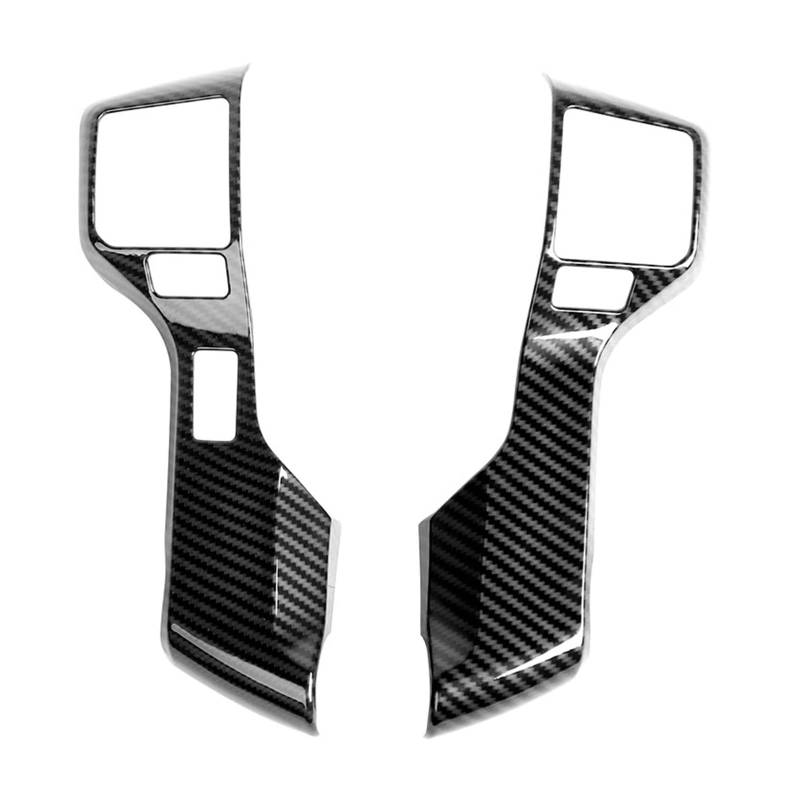 Interieur Dekor Für 4Runner 2010 + ABS Auto Innen Lenkrad Taste Schalter Dekoration Abdeckung Rahmen Trim Aufkleber Zubehör Auto Zubehör Innenraum(Carbon Fiber Grain A) von URAGER