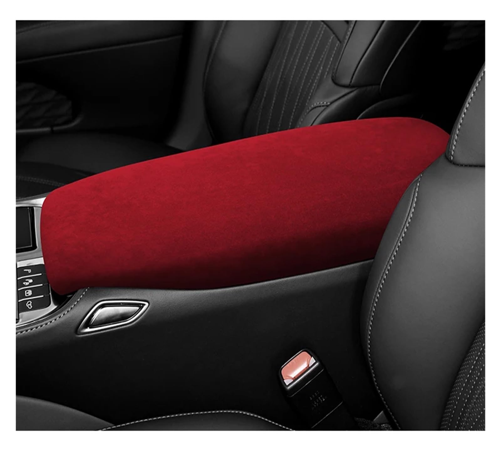 Interieur Dekor Für Lexus Für LS-LS350 LS430 LS460 LS500 LS500h LS600h 2017 2018 2019 2020 2021 2022 Armlehne Box Deckel Abdeckung Shell Pad Auto Zubehör Innenraum(WineRed) von URAGER