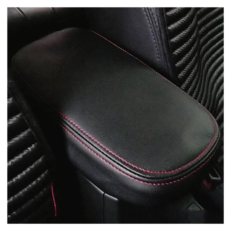 Interieur Dekor Für Toyota Für Corolla 2007 08 09 2010 2011 2012 Auto Center Konsole Deckel Armlehne Abdeckung Innen Zubehör Mikrofaser Leder Abdeckung Auto Zubehör Innenraum(Black Red line) von URAGER