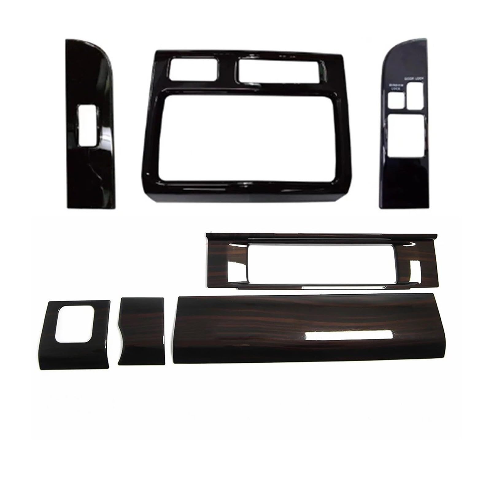 Interieur Dekor Für Toyota Für Land Für Cruiser LC70 LC76 LC79 LC78 FJ70 HZJ75 VDJ78 HZJ79 Pickup 2022 LHD RHD Auto Innen Konsole Trim Ganze Sets 70th Auto Zubehör Innenraum(7P RHD 2022 70th-2D) von URAGER