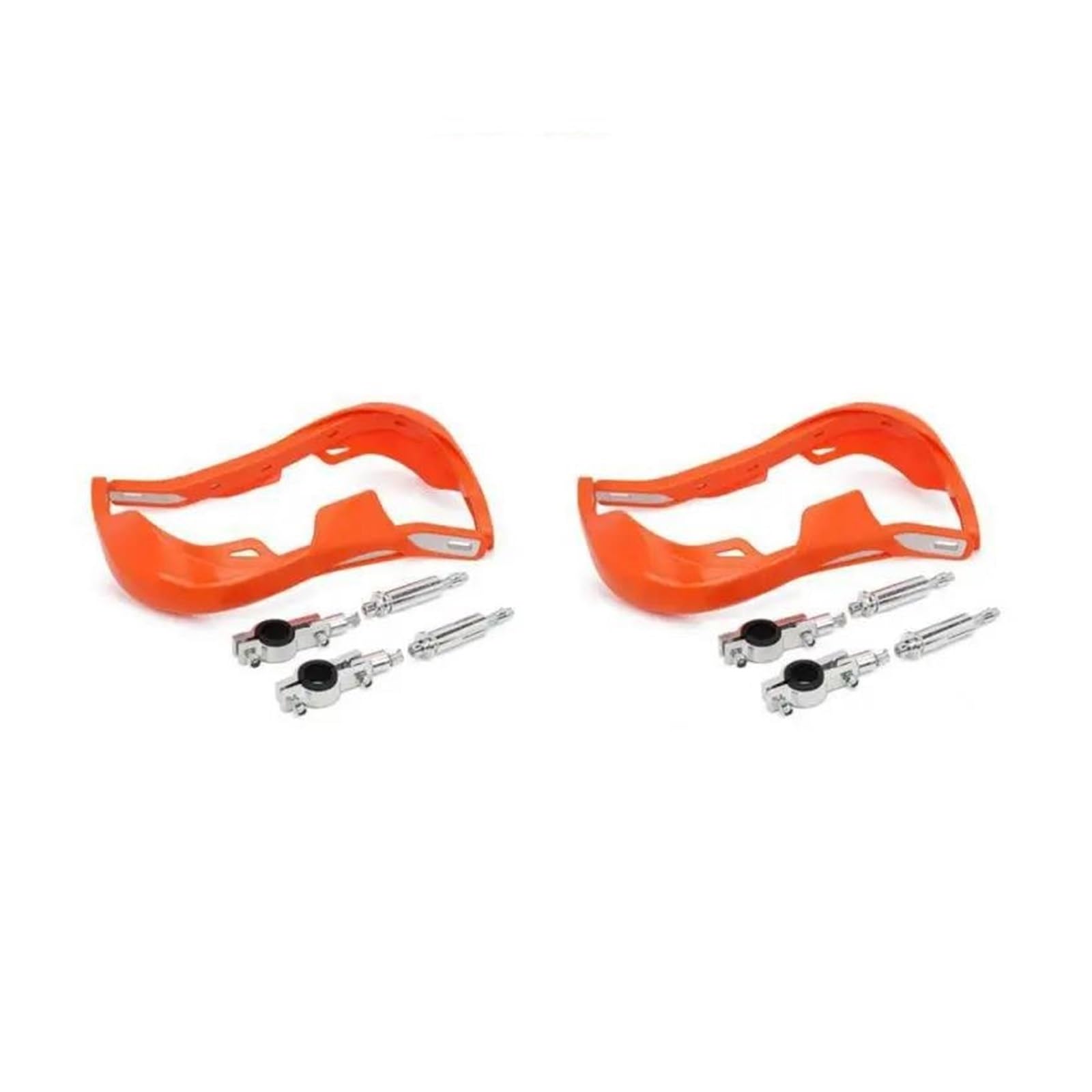 Lenker Handschützer Motorrad Handschutz 1/2PCS Für Kawasaki Dirt Pit Bike 22mm 28mm Motorrad Handschutz Hand Guards Griff Bar Schutz Lenker(Orange 2pcs) von URAGER