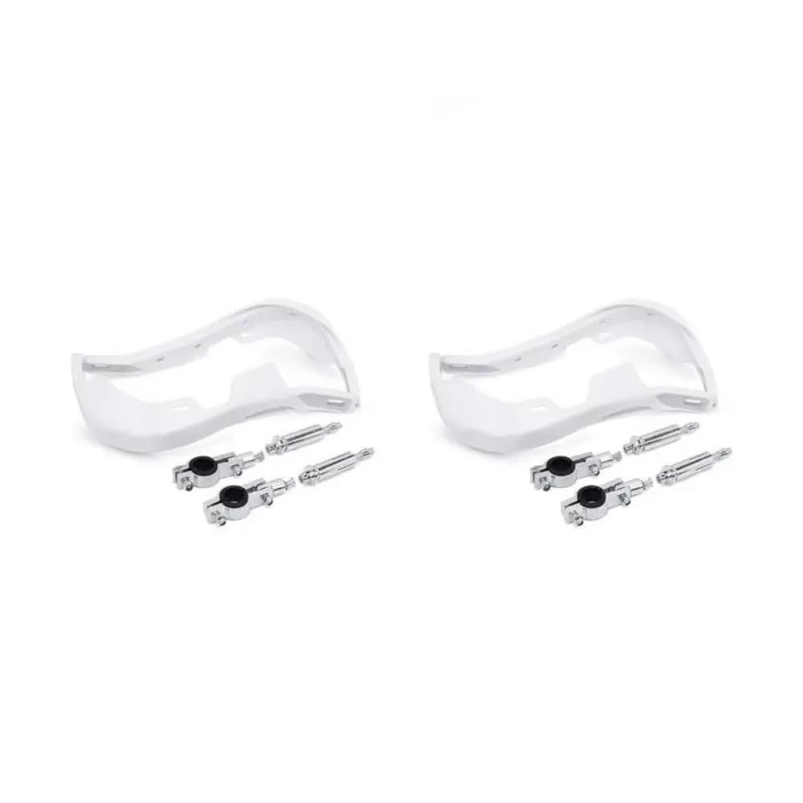 Lenker Handschützer Motorrad Handschutz 1/2PCS Für Kawasaki Dirt Pit Bike 22mm 28mm Motorrad Handschutz Hand Guards Griff Bar Schutz Lenker(White 2pcs) von URAGER