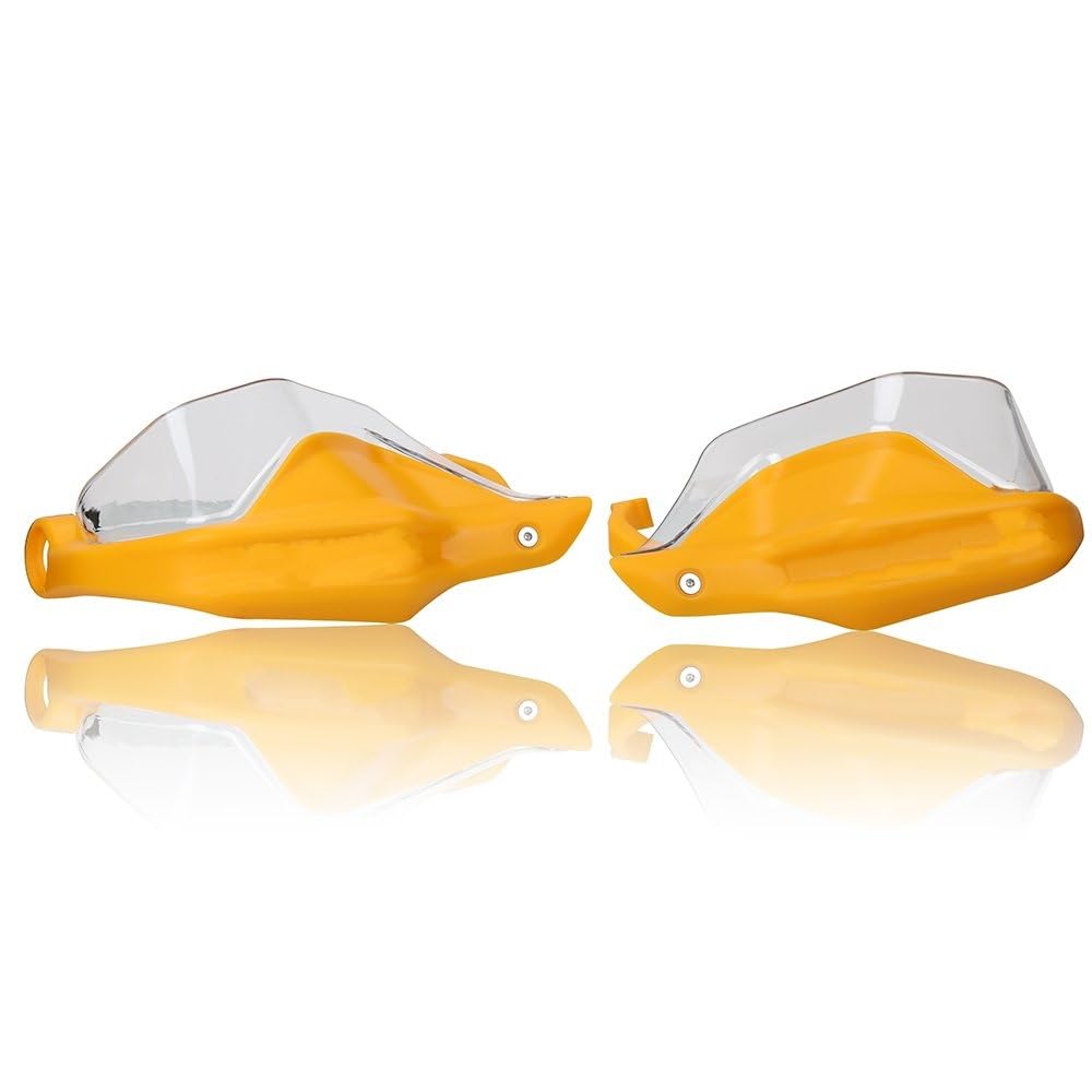 Lenker Handschützer Motorrad Handschutz Für ADV350 Motorrad Zubehör Handschutz Handprotektoren Kunststoff Hand Guard Shield Schutzhülle Für ADV350 Für ADV 350(Yellow transparent) von URAGER