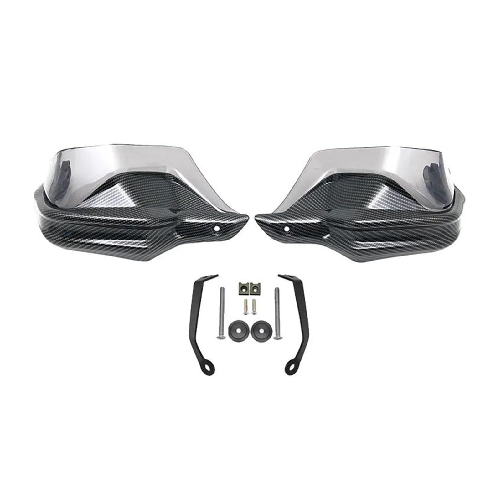 Lenker Handschützer Motorrad Handschutz Für VOGE 650 500 DS 500R 650DS 500DS Handschutz Motorrad Handprotektoren Lenker Wachen Windschutzscheibe Motorrad Zubehör(Carbon Grey Set) von URAGER