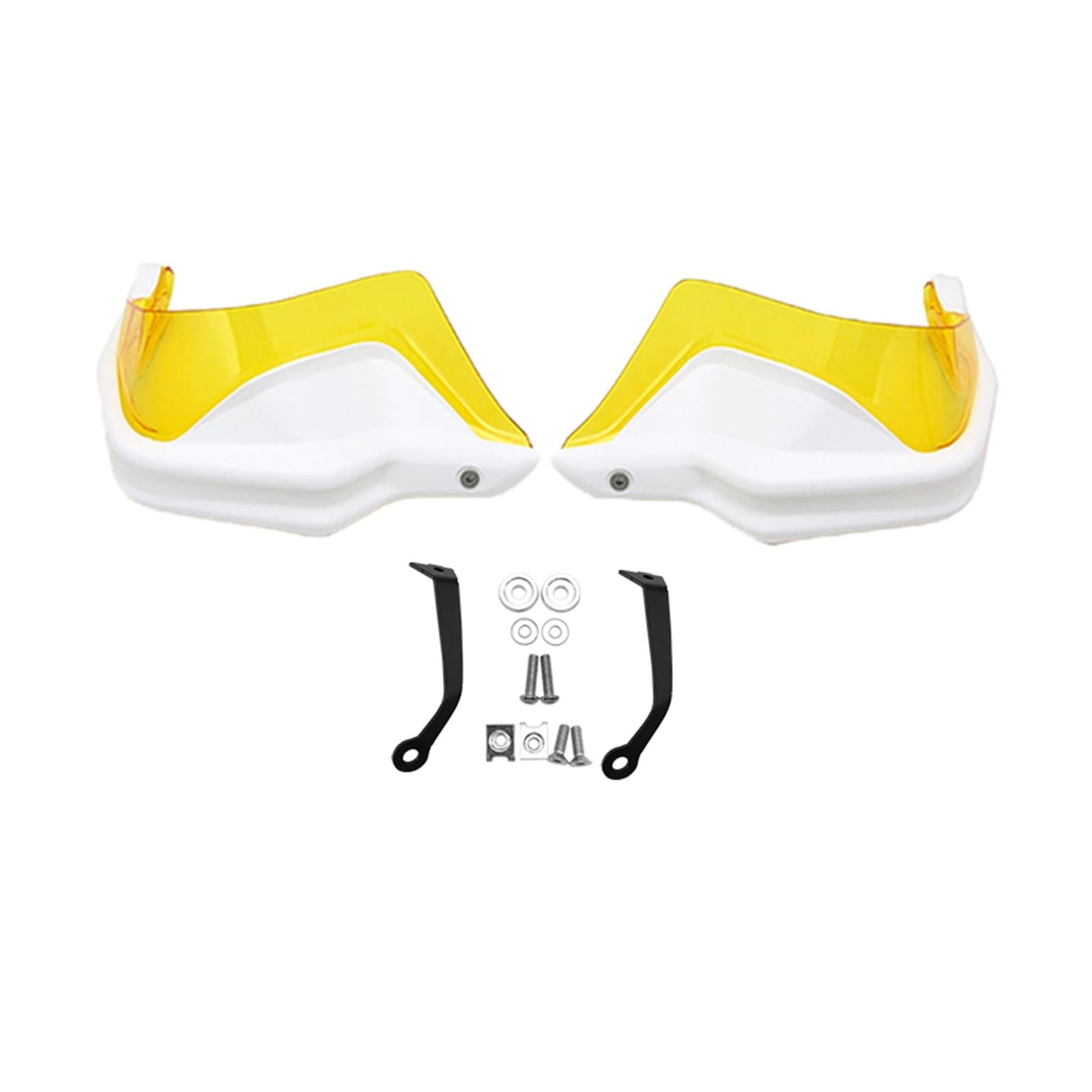 Lenker Handschützer Motorrad Handschutz Handschützer Schild Wachen Windschutzscheibe Hand Wind Schutz MT03 MT25 Für Für MT 03 25 MT-03 MT-25 2015-2023 2022 2021(White Yellow Set) von URAGER