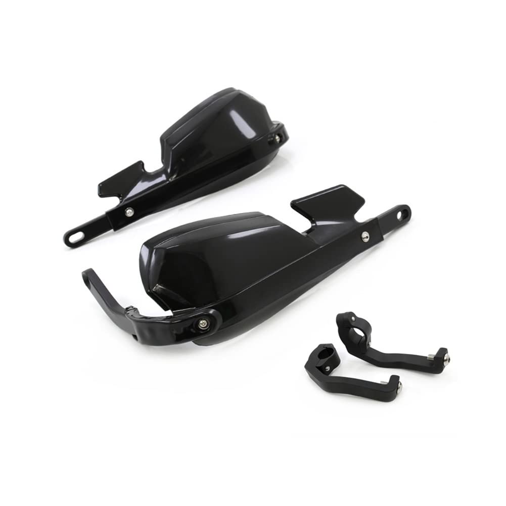 Lenker Handschützer Motorrad Handschutz Motorrad Handprotektoren Für Benelli Für TRK502 Für TRK 502X Für Leoncino 500 Für BJ500 Motorrad Windschutzscheibe Handschutz Hand Schild Schutz(Schwarz) von URAGER