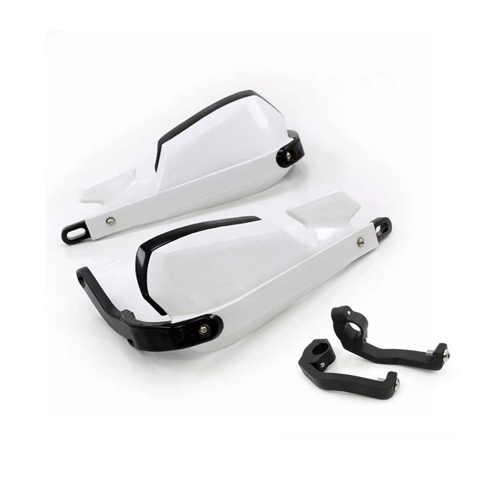 Lenker Handschützer Motorrad Handschutz Motorrad Handprotektoren Für Benelli Für TRK502 Für TRK 502X Für Leoncino 500 Für BJ500 Motorrad Windschutzscheibe Handschutz Hand Schild Schutz(Weiß) von URAGER