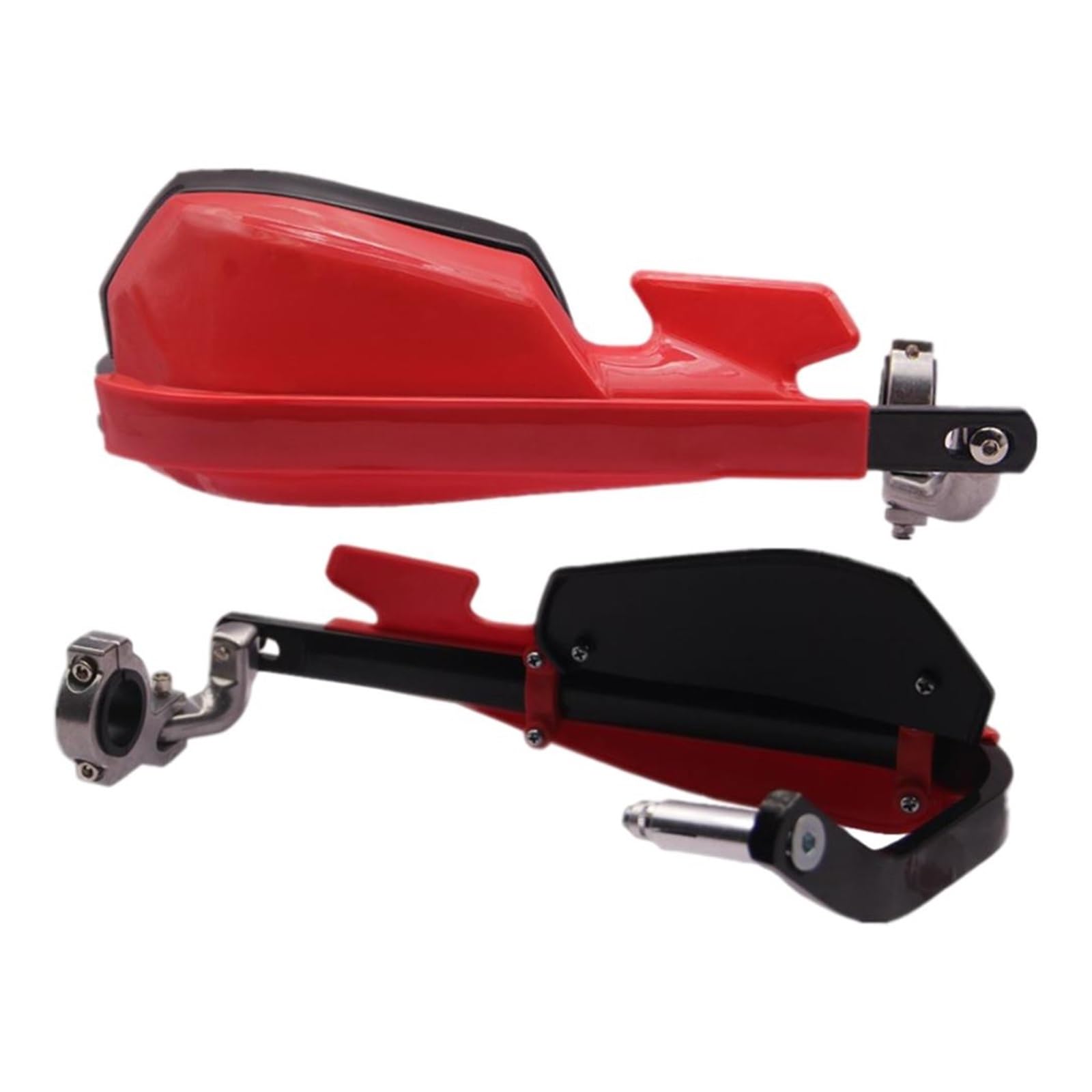 Lenker Handschützer Motorrad Handschutz Motorrad Handschutz Windschutzscheibe Handschutz Halterung Air Deflektor Schild Für CVT Griff Bars Zierleisten(Rot) von URAGER