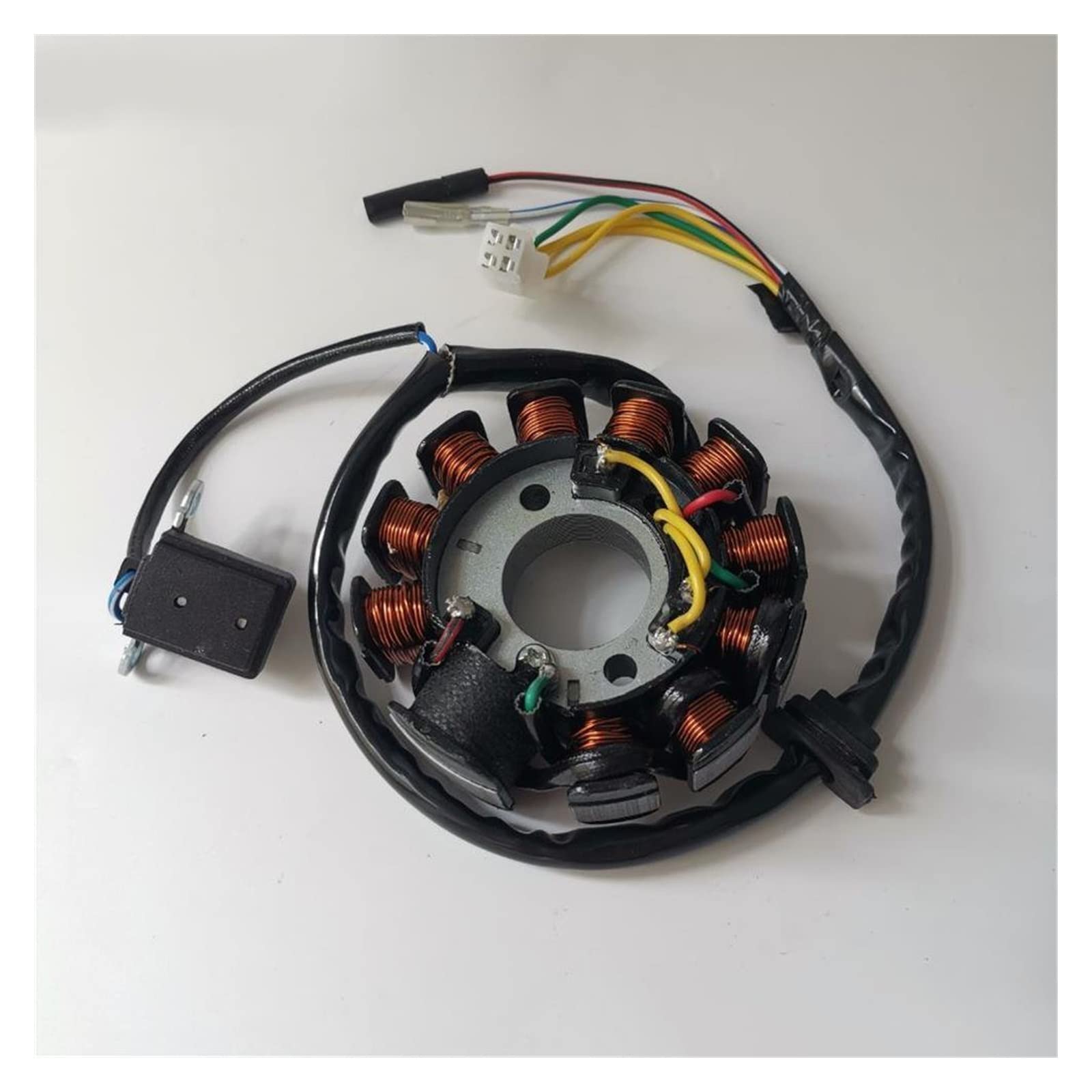 Motorrad Gleichrichter Lichtmaschine Stator 11-Spulen-6-Draht-3-Phrase-Gleichstrom-Magnetzünder Für Roller Moped ATV Go-Kart GY6 125 GY6 150 cm³ 152QMI 1P52QMI 1P57QMJ 157QMJ von URAGER