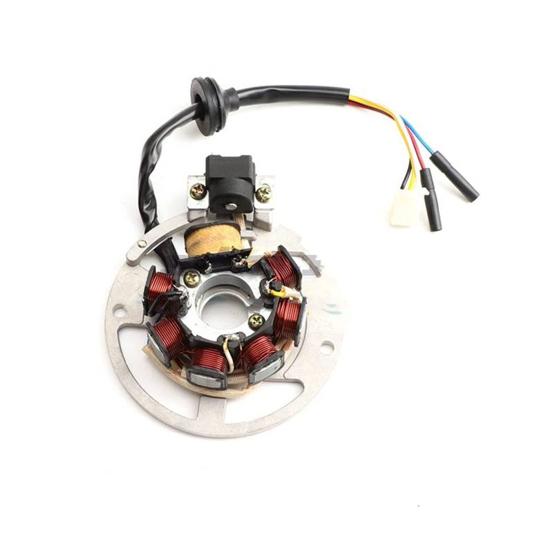 Motorrad Gleichrichter Lichtmaschine Stator 7 Coil 5 Wire AC Magneto Stator Für Scooter Für Jog 90 4DM Vento Für Zip Keeway Hurricane Focus F-act Matrix Flash ARN 50cc Stels SKIF von URAGER