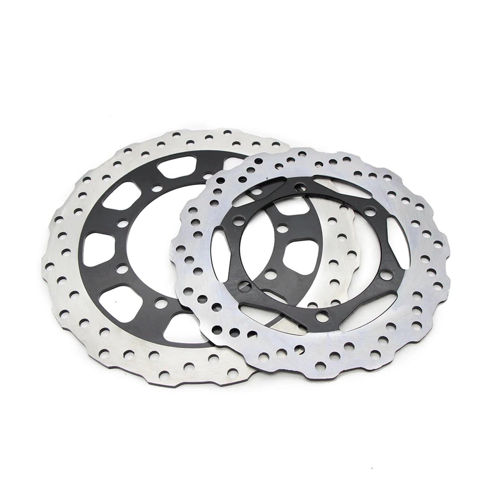 Motorrad Scheibenbremse Für Kawasaki Für KL650 Für KLR650 2008-2018 Motorrad Vorne Bremsscheibe Hinten Rotor Und Bremsscheibe Rotor 41080-0100-11H(Front and Rear) von URAGER